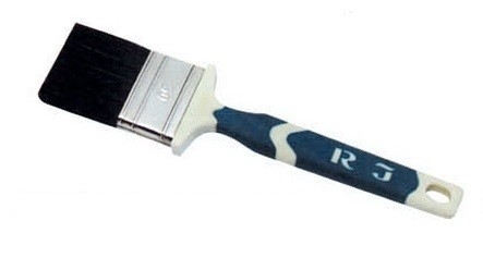 Vlekborstel met gemengde natuurlijke haren 50 mm met handvat met twee componenten