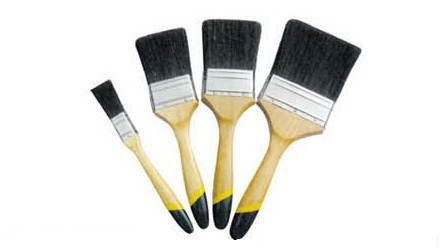 Natuurlijke zwarte varkenshaar kwast 2 inch 3 inch 4 inch