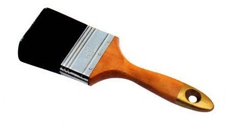 Lak Zwarte Borstel Kwast Voor Huis Schilderen Woodstain