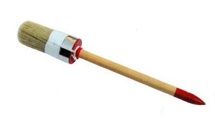 Ronde Krijt Penselen Witte Haren 20mm
