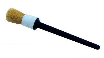 Kwasten met plastic varkenshaar voor krijtverf en was 18 mm