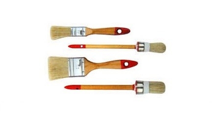 Witte 2 Inch Natuurlijke Borstel Lak Kwast