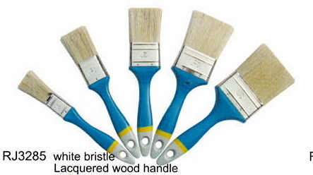 OEM de Borstel Witte Bristie die van de Huisverf Synthetische Varkenshaarborstel schildert