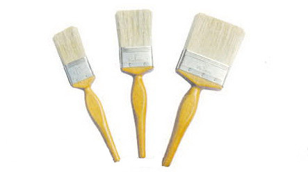 2 "3" witte borstel voor het vernissen van schilderijen